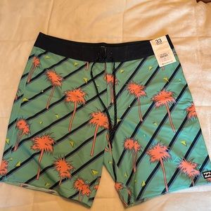 Blue Billabong Swim Trunks